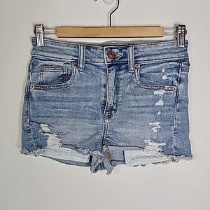 American Eagle super stretch size 2 high rise jean shorts